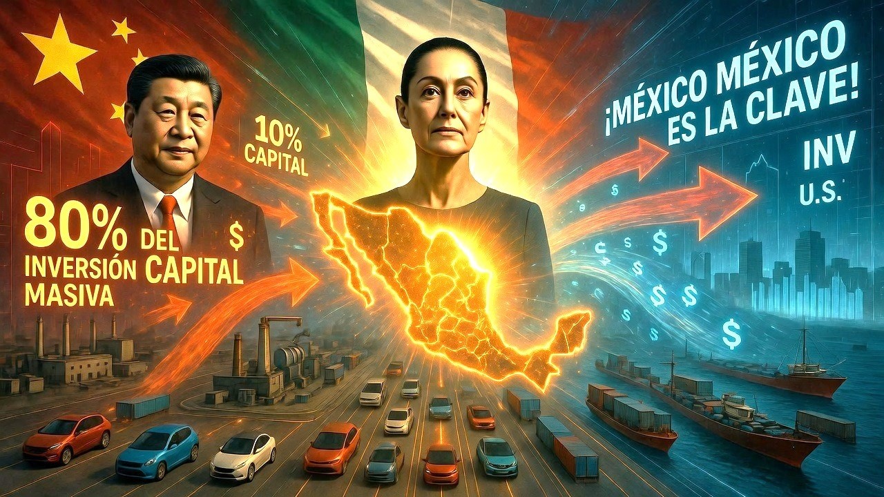 ¡México es la clave! China concentra el 80% de su capital aquí