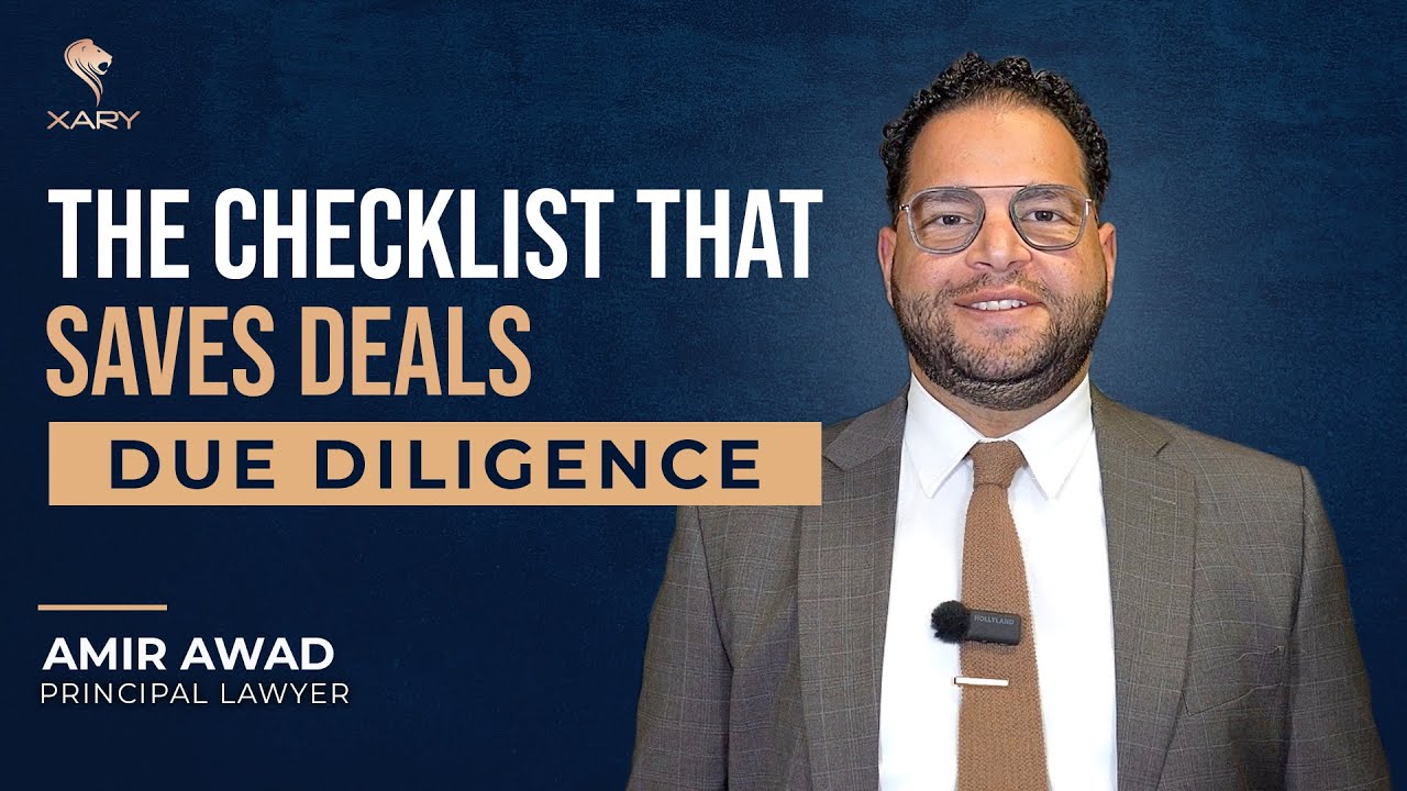 The Due Diligence Checklist That Saves Deals.. | ft. Amir Awad
