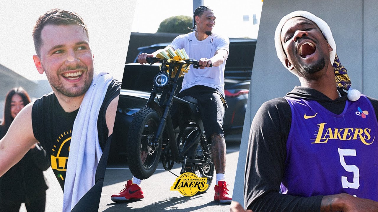 Luka Dončić Bought 100+ E-Bikes for the Lakers Players & Staff