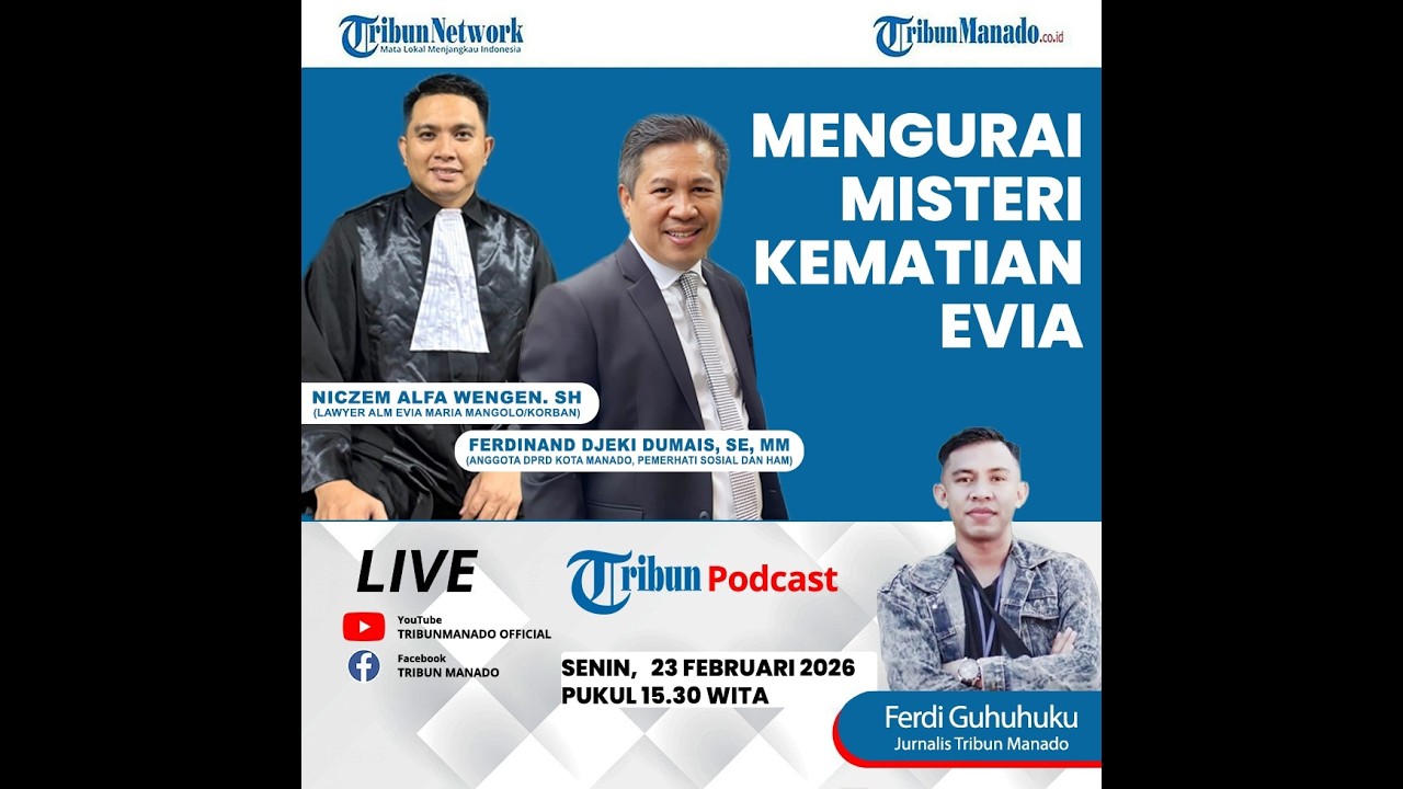 Tribun Podcast: Mengurai Misteri Kematian Evia