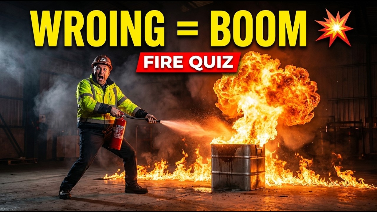 Fire Extinguisher Quiz: Most People FAIL This