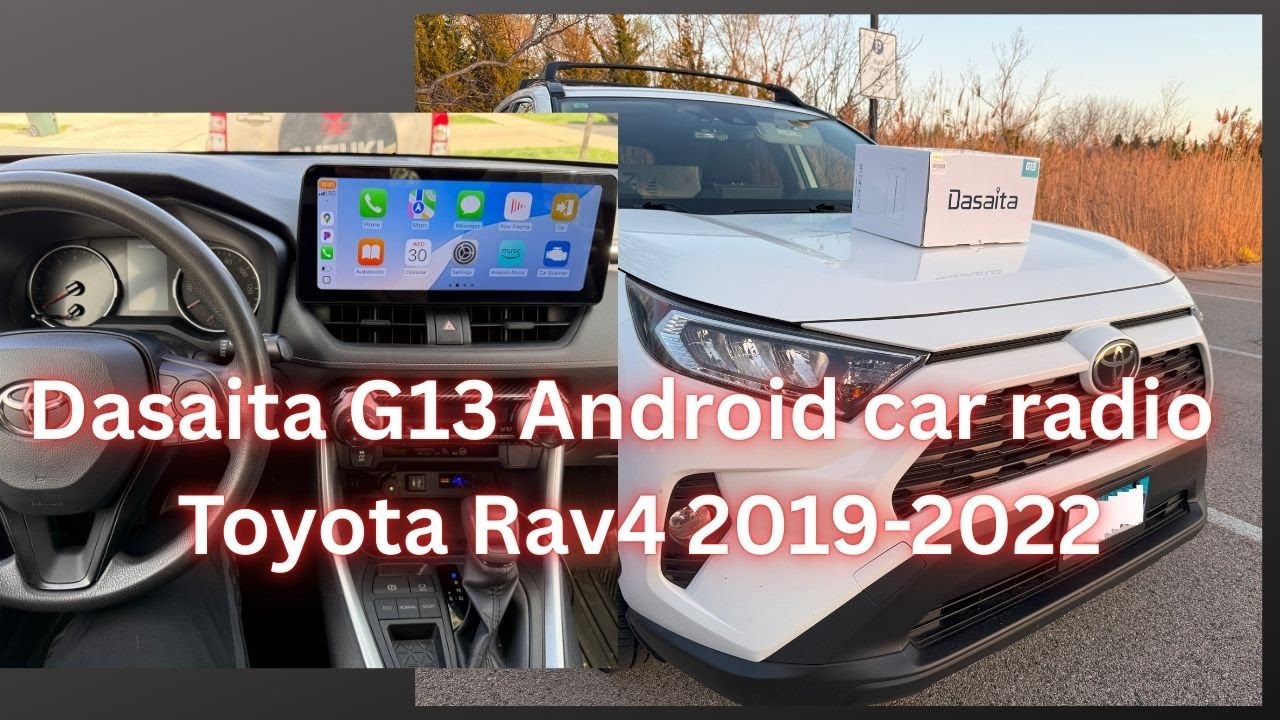 Toyota Rav4 (2019-2022) Dasaita G13  12.3inch screen 2k Android Head Unit radio installation.