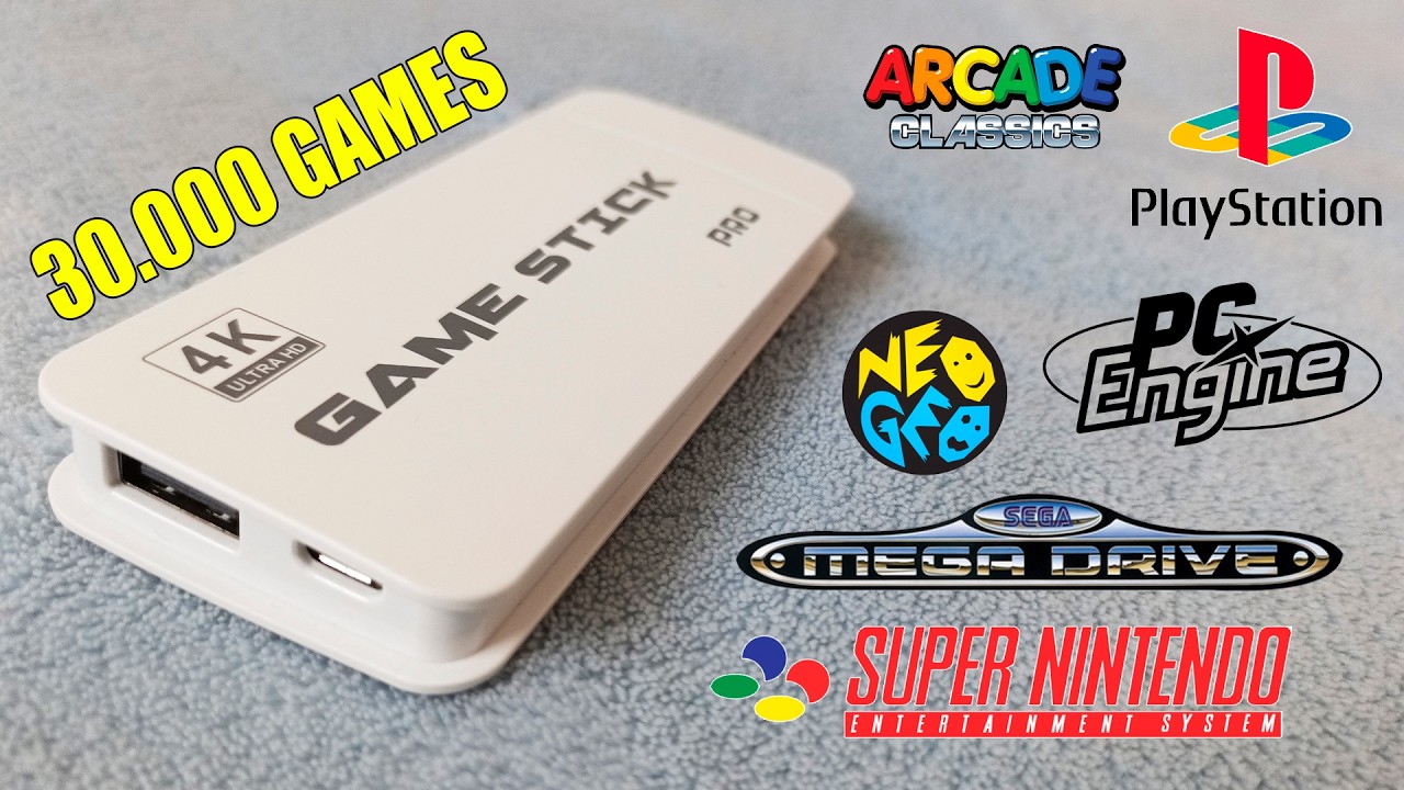 LANÇAMENTO! Novo GAME STICK M15 Pro com 30 MIL JOGOS e COMPLETÃO!