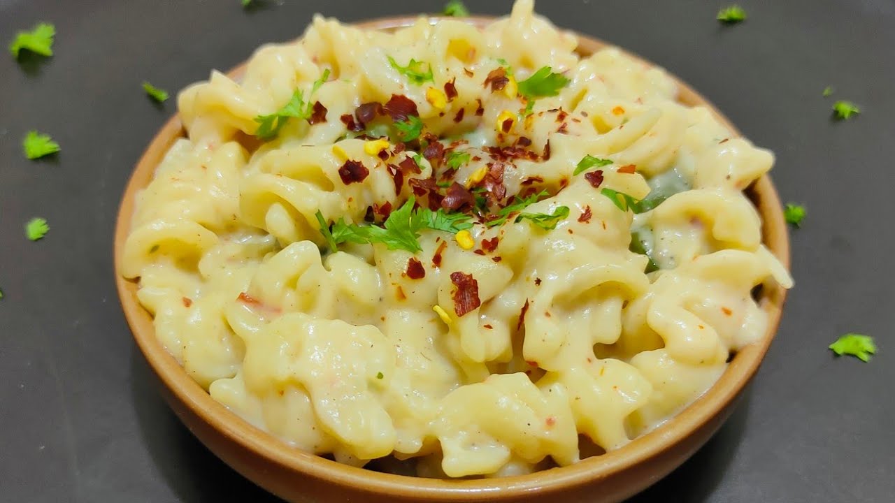 White Sauce Pasta || Creamy & Cheesy White Sauce Pasta || Pasta recipes