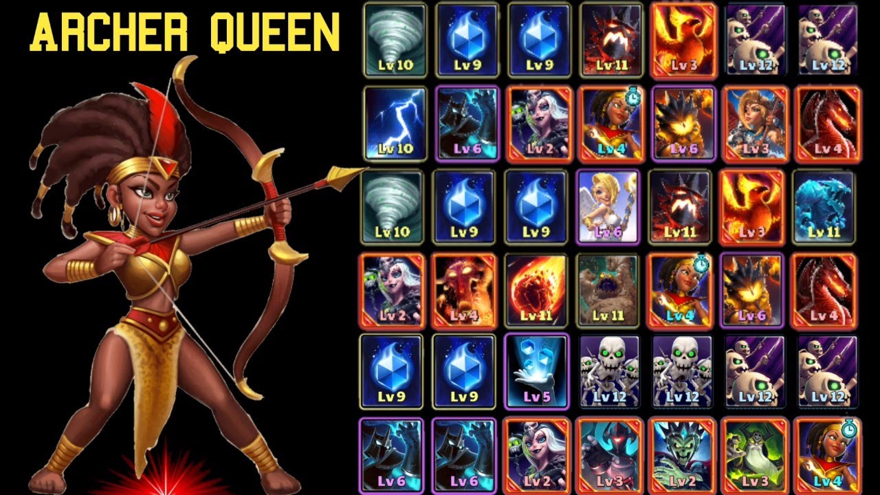 TOP 3 Archer Queen 👑 Deck! Castle Crush