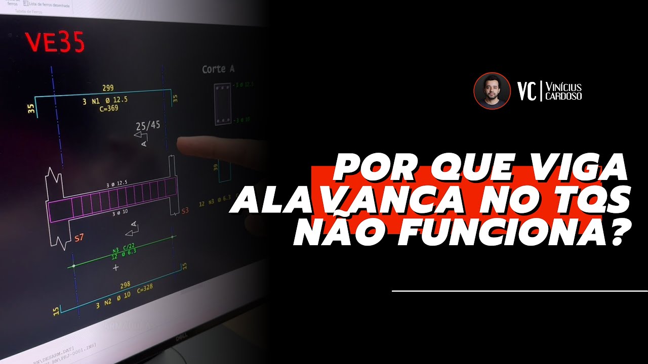 Por que viga alavanca no TQS n&atilde;o funciona?