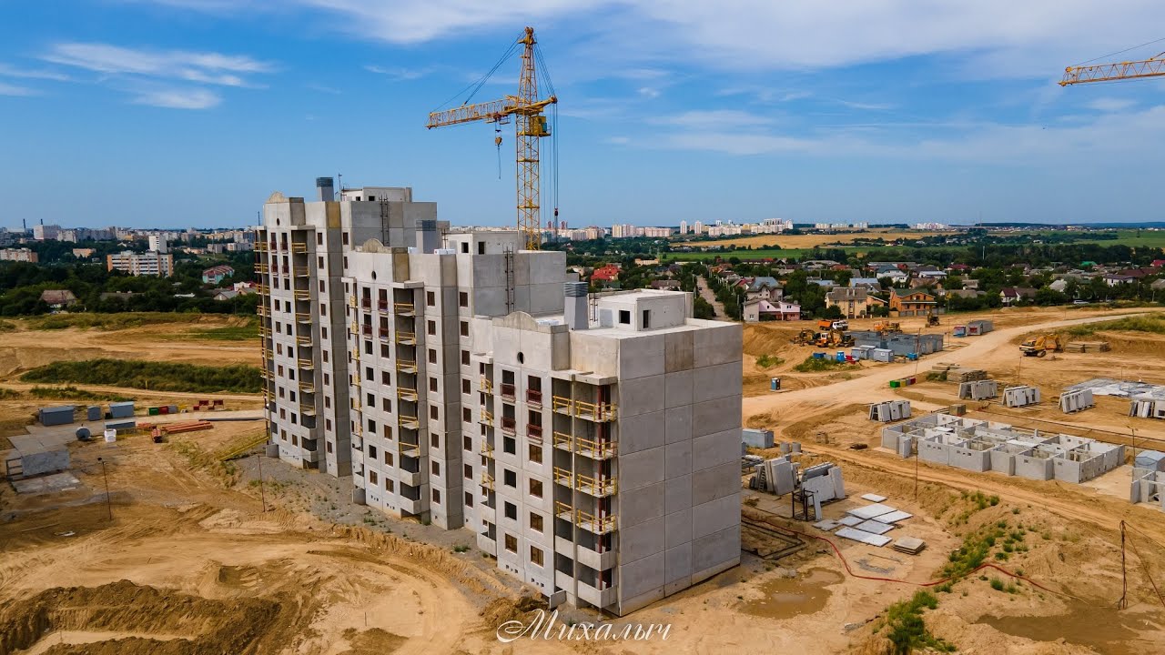 Главные стройки города Гродно (август-2021).