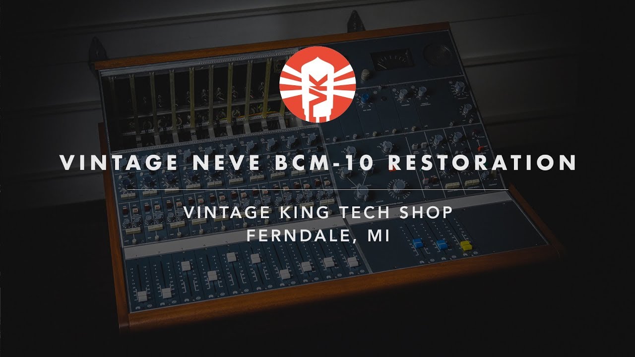 Vintage King Revives Classic Neve BCM10
