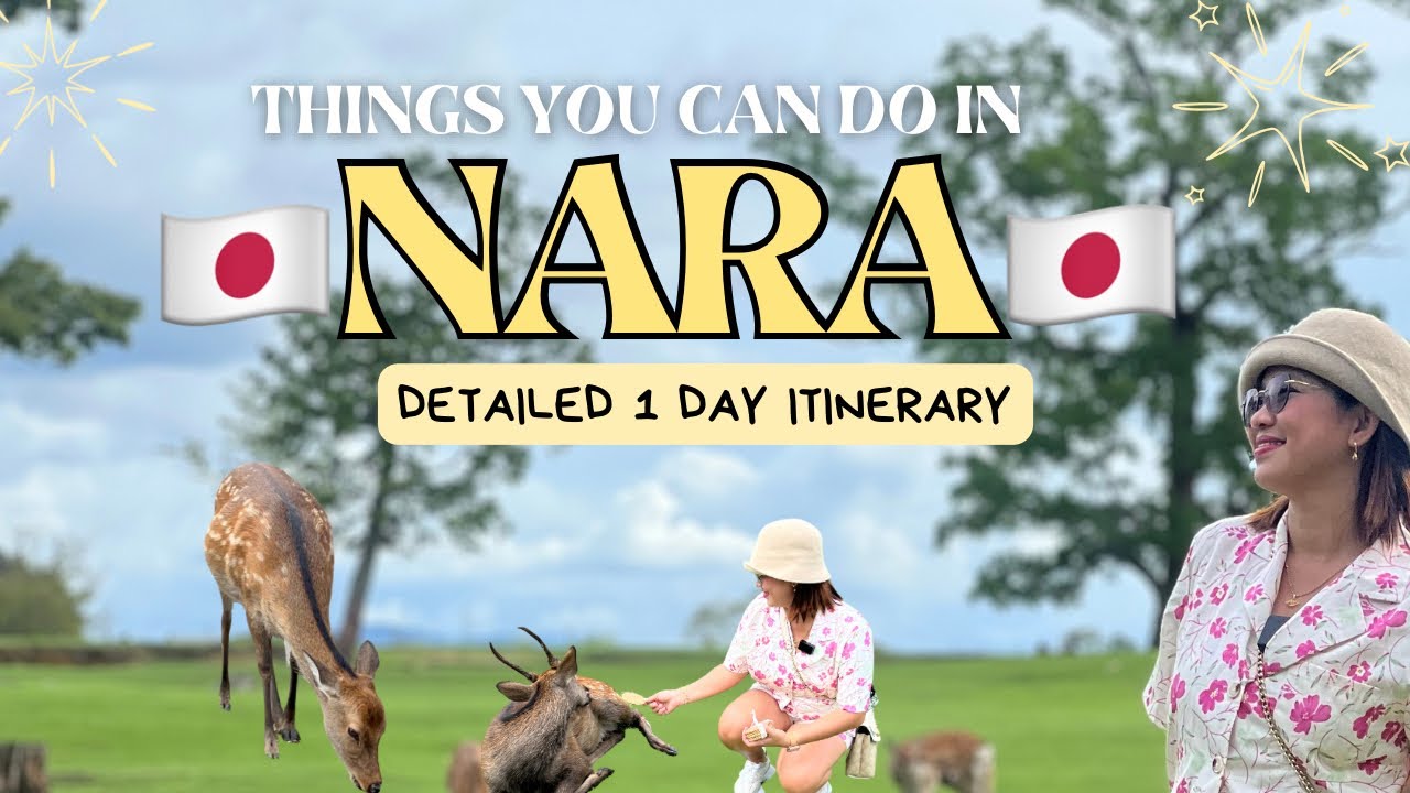 NARA JAPAN || 1 DAY ITINERARY & GUIDE  from Osaka 🇯🇵