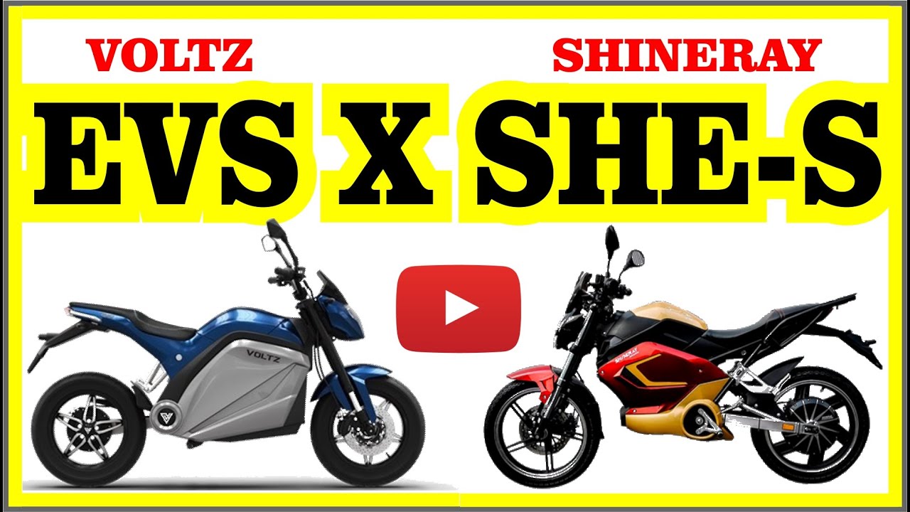 SHINERAY SHE-S X VOLTZ EVS : COMPARATIVO, QUAL A MELHOR!