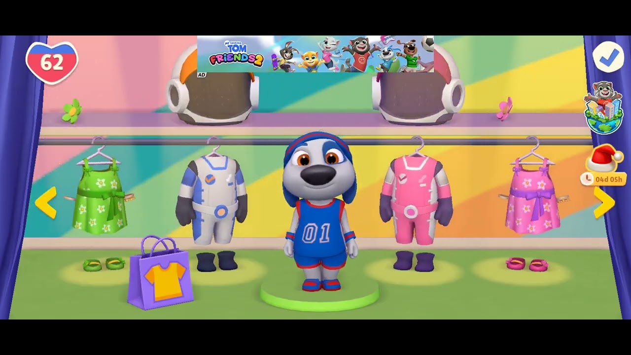 Talking Tom and friends gameplay 
