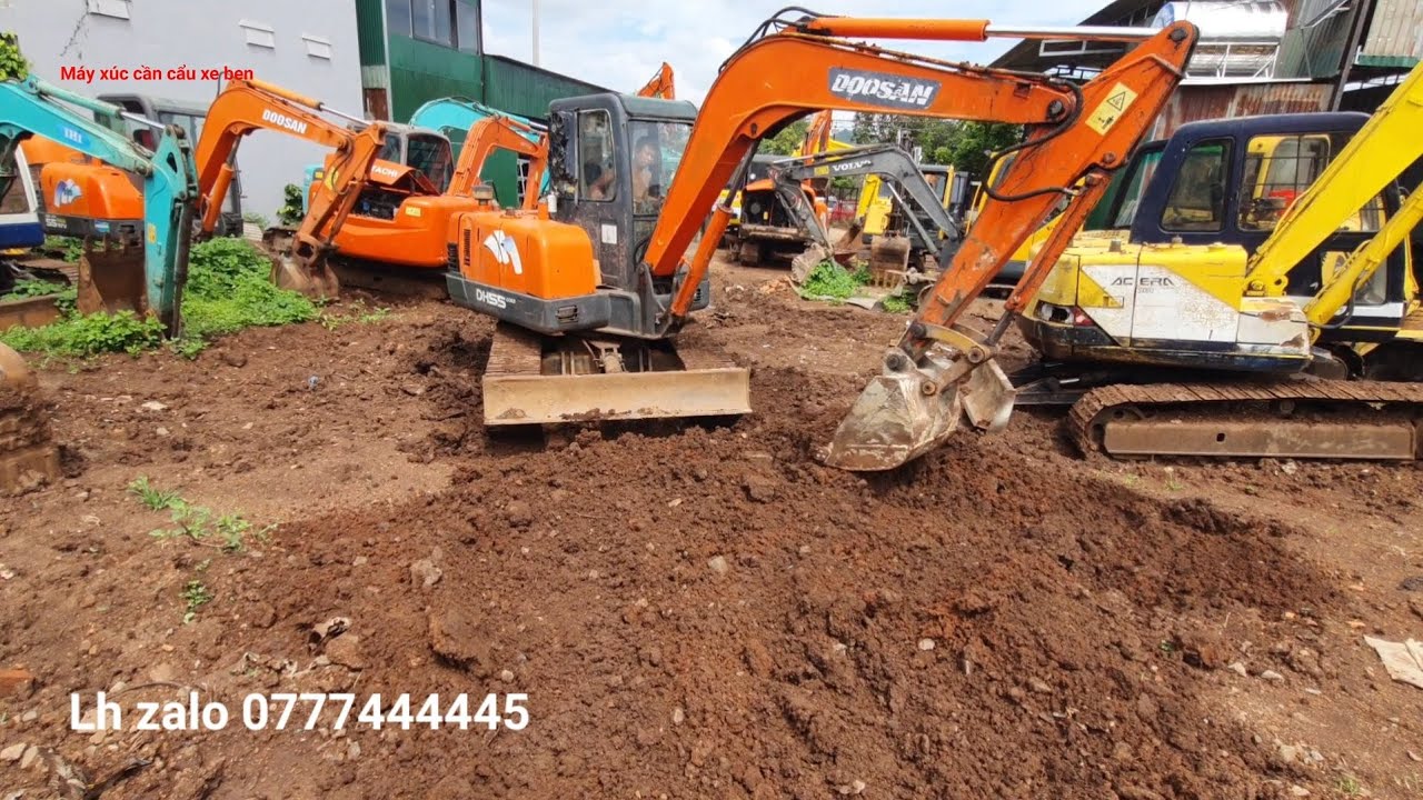 Bán máy xúc doosan động cơ isuzu giá giảm mạnh cho bà con lập nghiệp#excavator