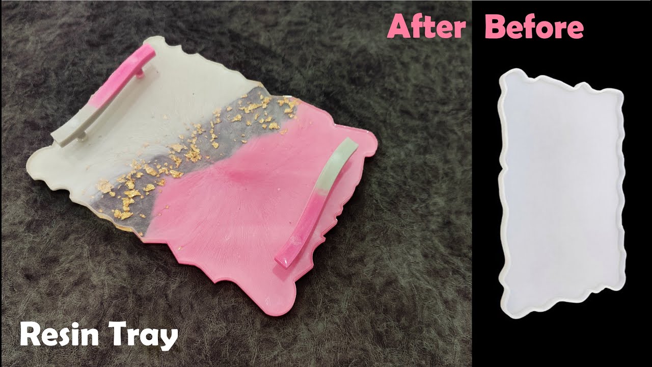 Epoxy Resin Tray DIY, Handles & Molds // MT Resin Arts India