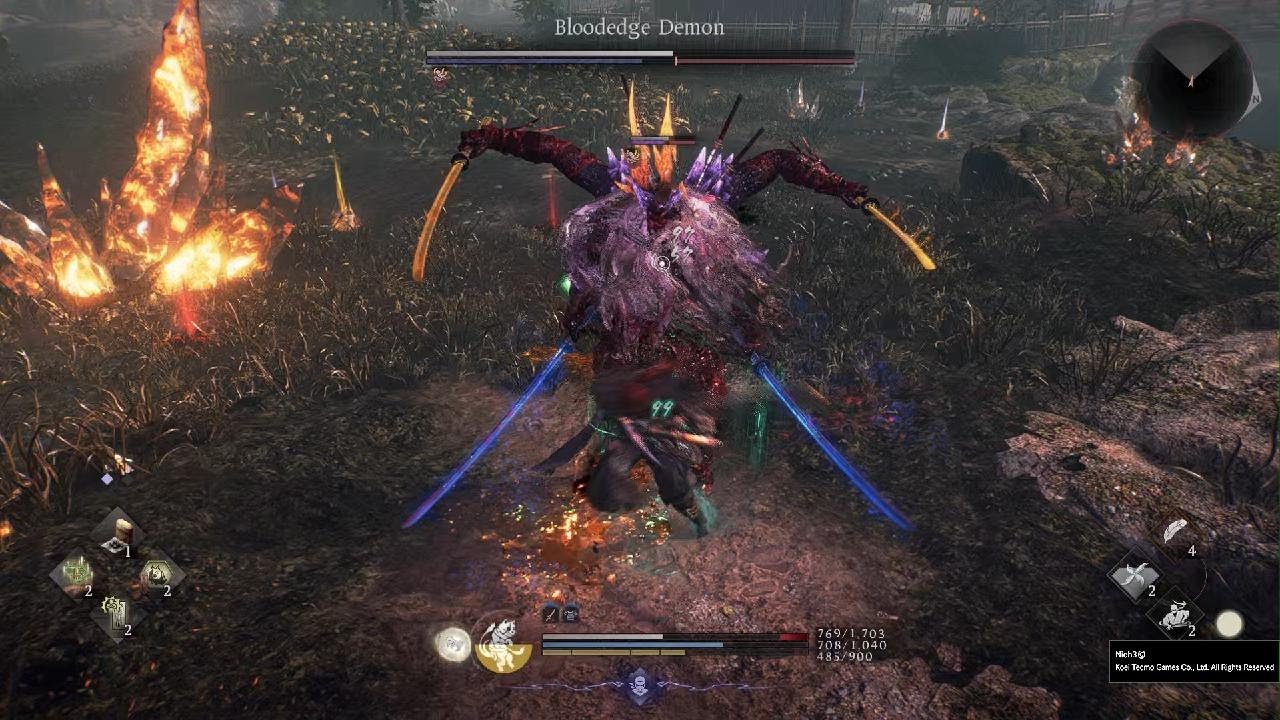 Nioh 3 Bloodedge Demon Boss Fight