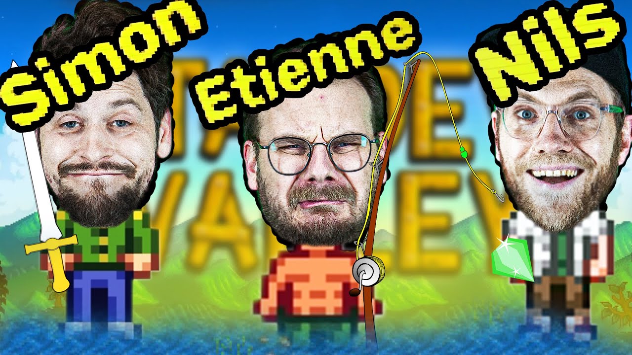 3 Freund-Feinde werden Farmer! Stardew Valley mit Etienne, Nils & Simon | BEANSTAG
