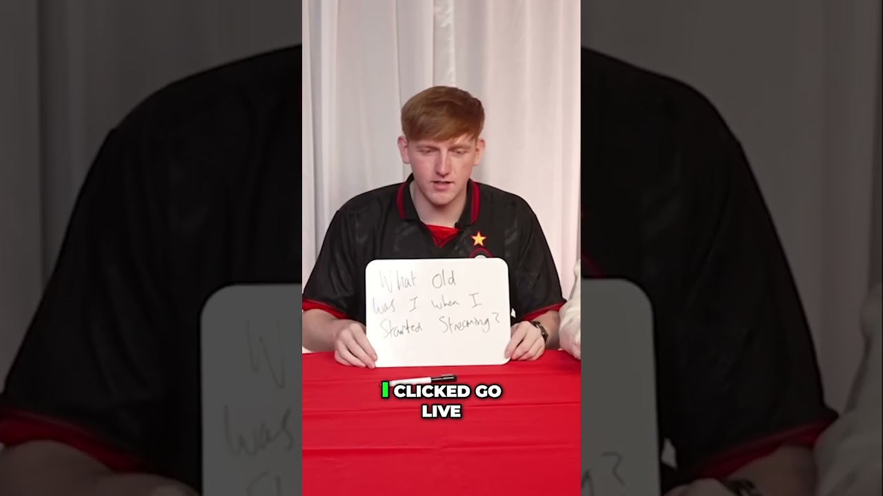 Streamer's First Ever Stream REVEALED! (The Answer May Shock You) #shorts