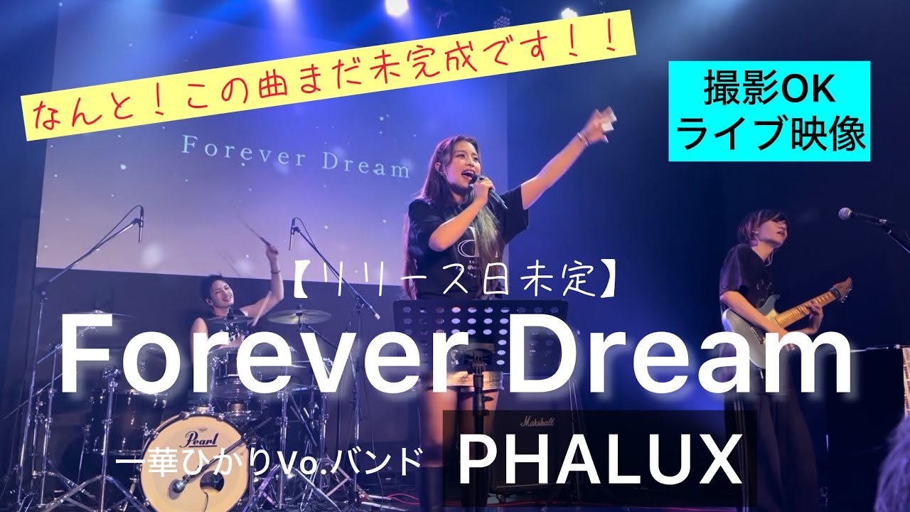 リリース日未定！？まだ未完成！？なのに披露！？【PHALUX】Forever Dream 