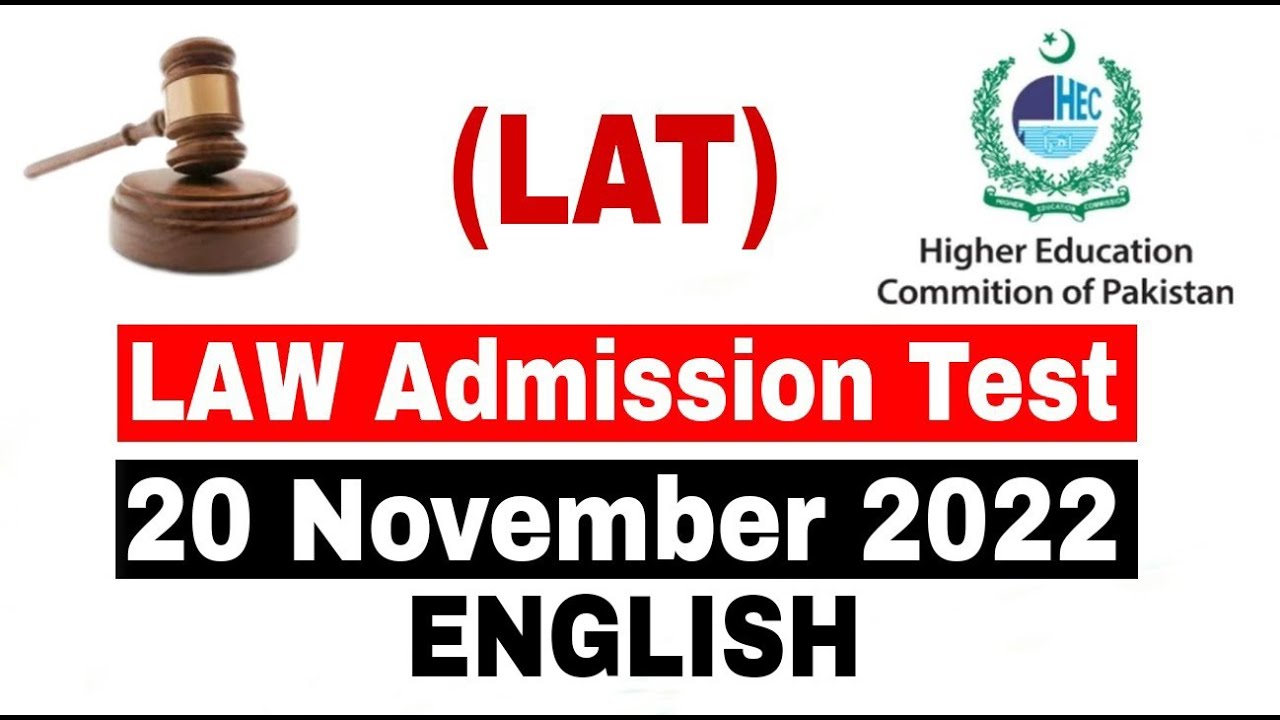 LAT 20 November 2022 Solved Paper || English || Law Admission Test 20 11 2022