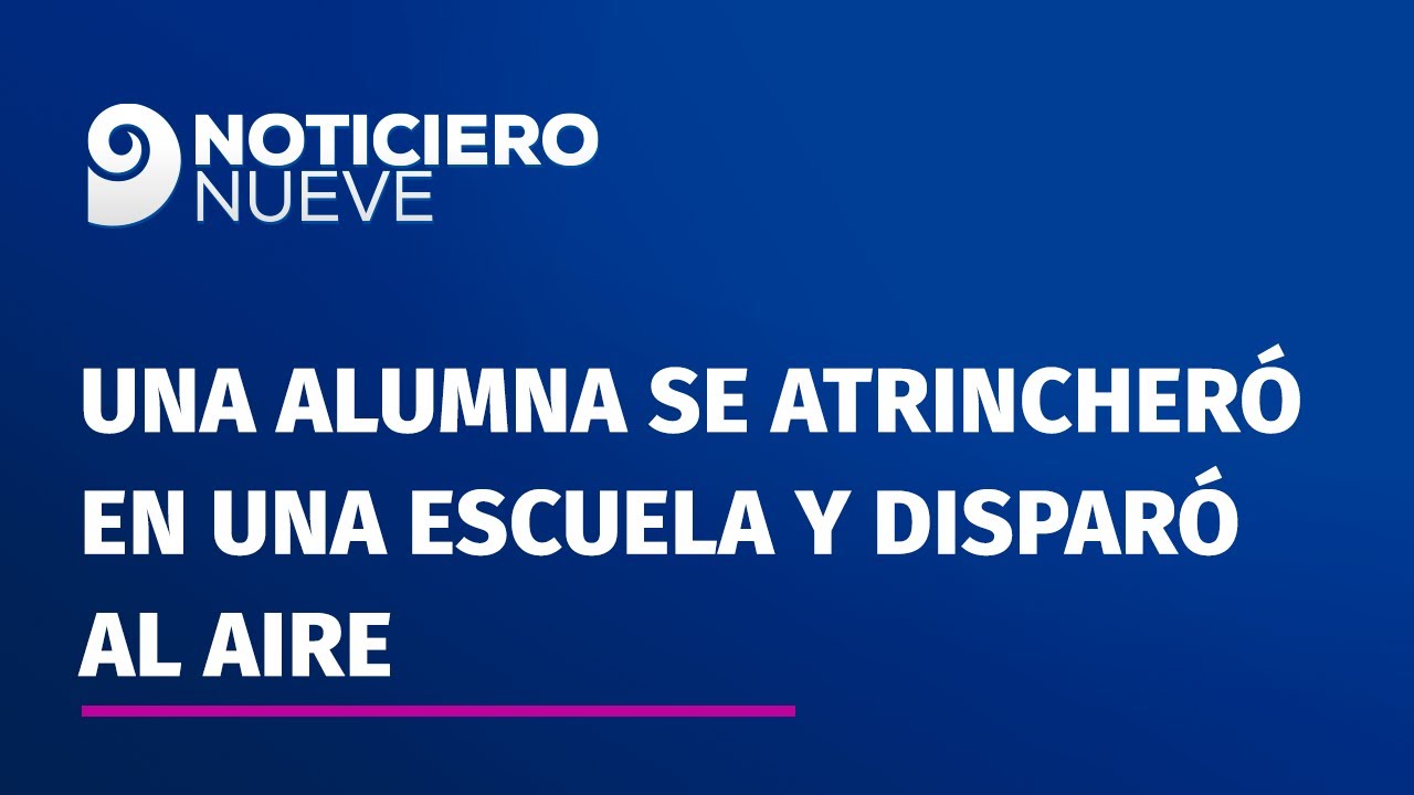Mendoza: una alumna se atrincheró en una escuela y disparó al aire