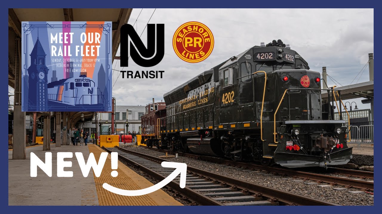 NJ Transit "Meet Our Rail Fleet" 2025 Showcase!