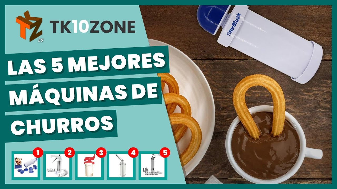Las 5 mejores máquinas de churros