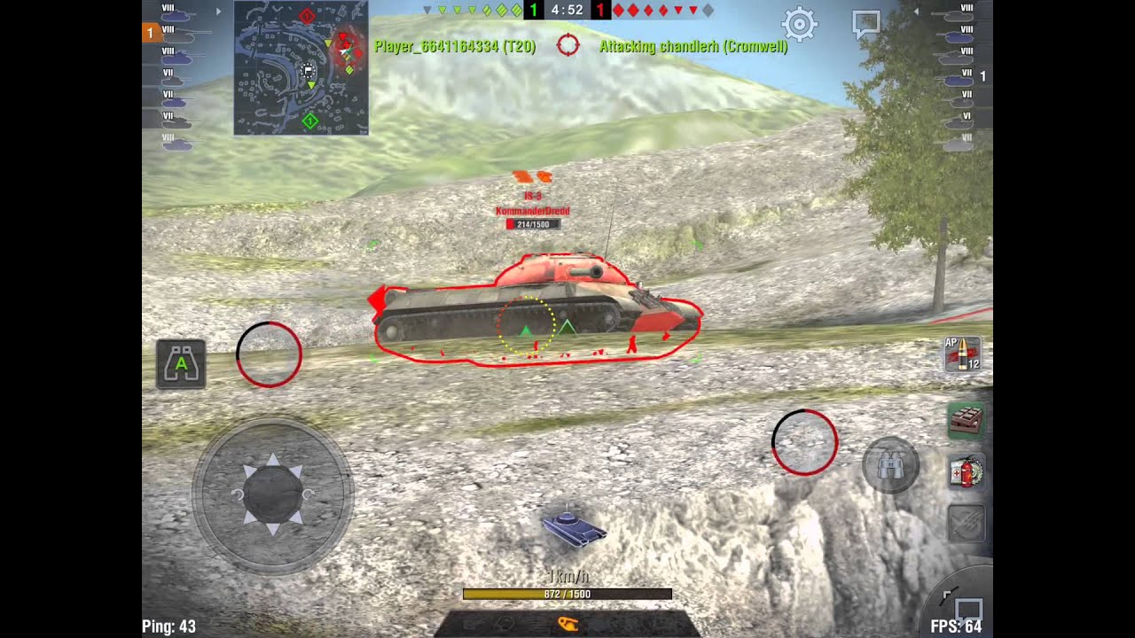 World of Tanks Blitz - L&ouml;we gameplay