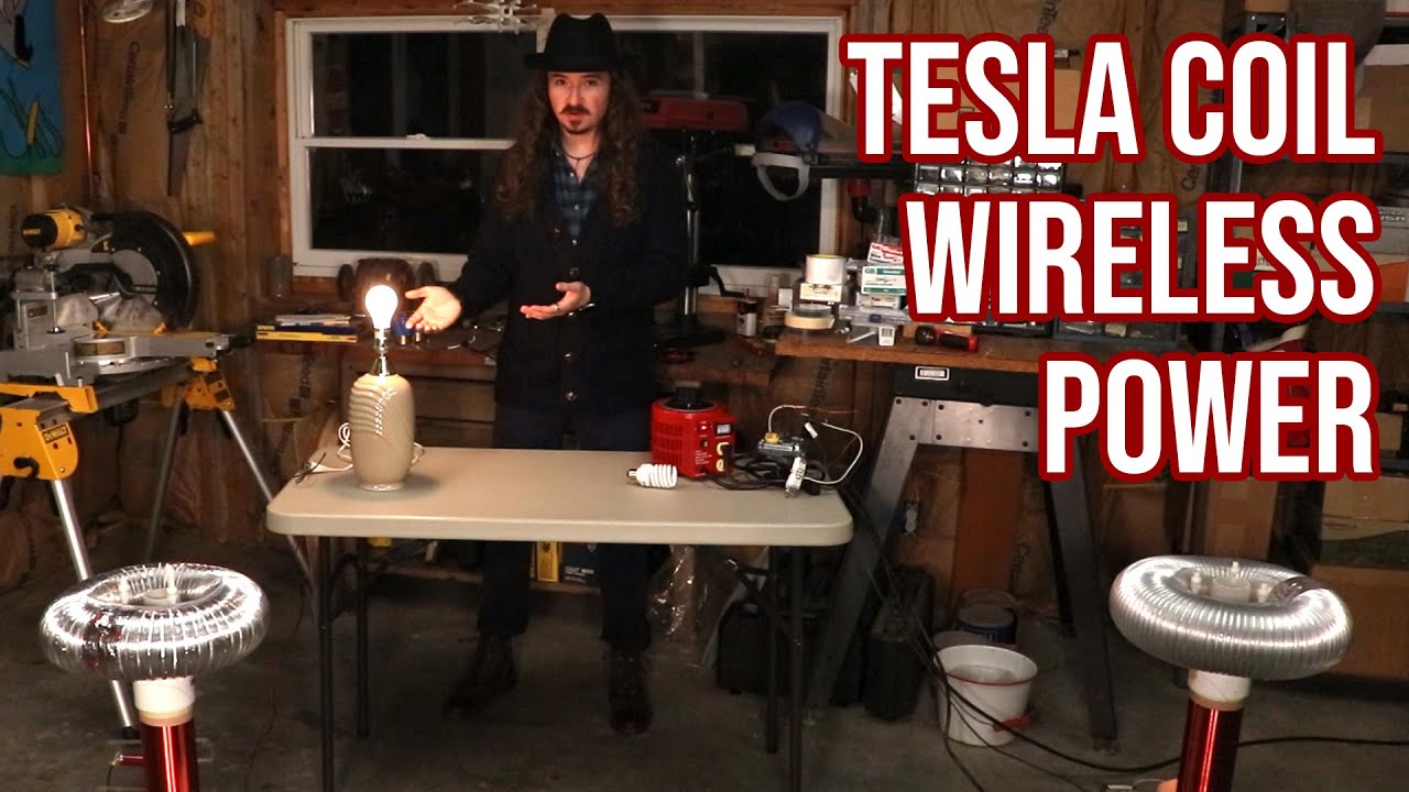 Tesla Coil Wireless Power Transmission