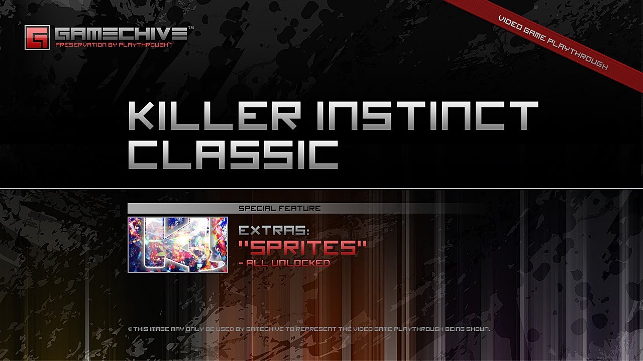 Killer Instinct Classic (XB1) Gamechive (Extras: Sprites, All Unlocked)