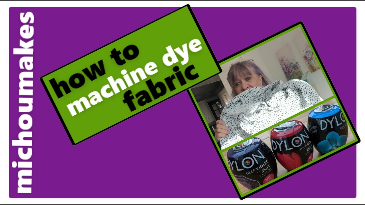 #DIY #How to machine dye your fabric