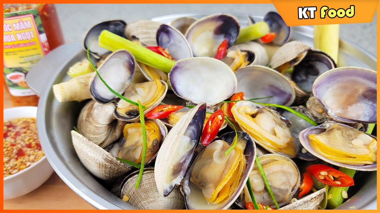 Đừng làm NGHÊU HẤP SẢ bình thường nữa, làm kiểu này Thơm Lừng Đơn Giản mà Ăn Là Ghiền - KT Food