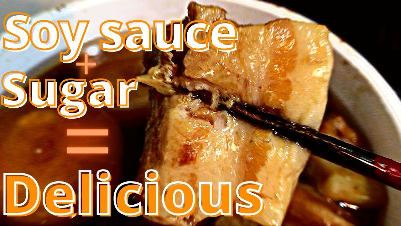 Only SOY SAUCE and SUGAR required for JAPANESE DISH!!?? Incredibly easy and simple BRAISED PORK!!!