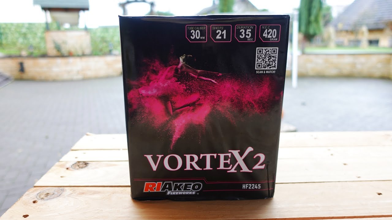 Riakeo Vortex 2 | 30mm Brokat (Gold) Batterie mit fettem Leuchtstern [Full HD]