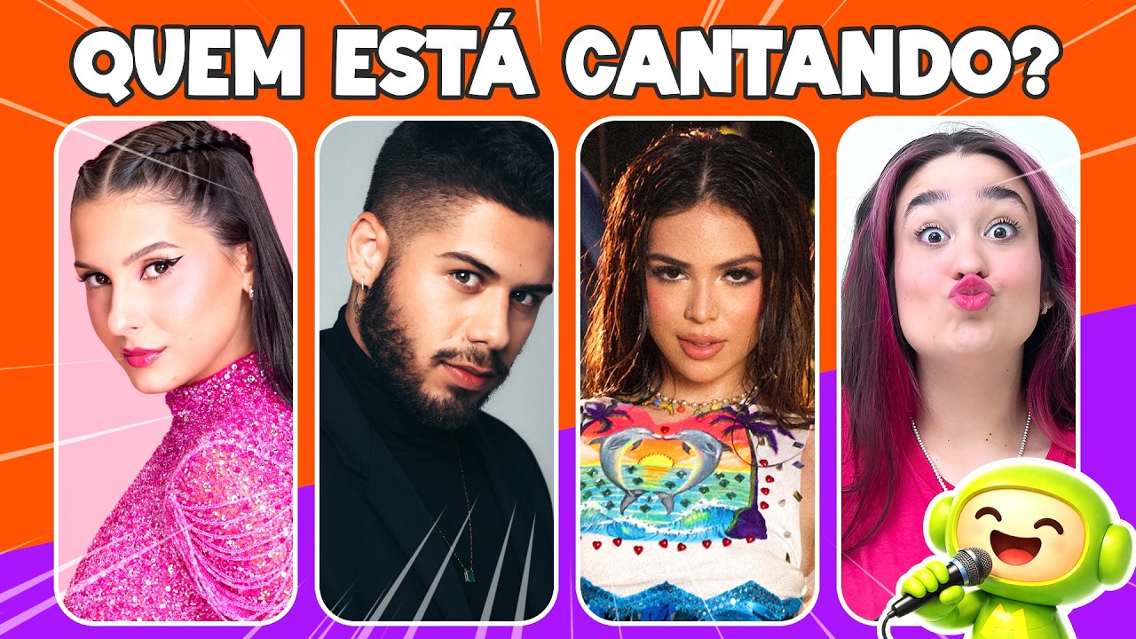 ADIVINHE QUEM ESTÁ CANTANDO | DESAFIO MUSICAL | TRENDS TIKTOK