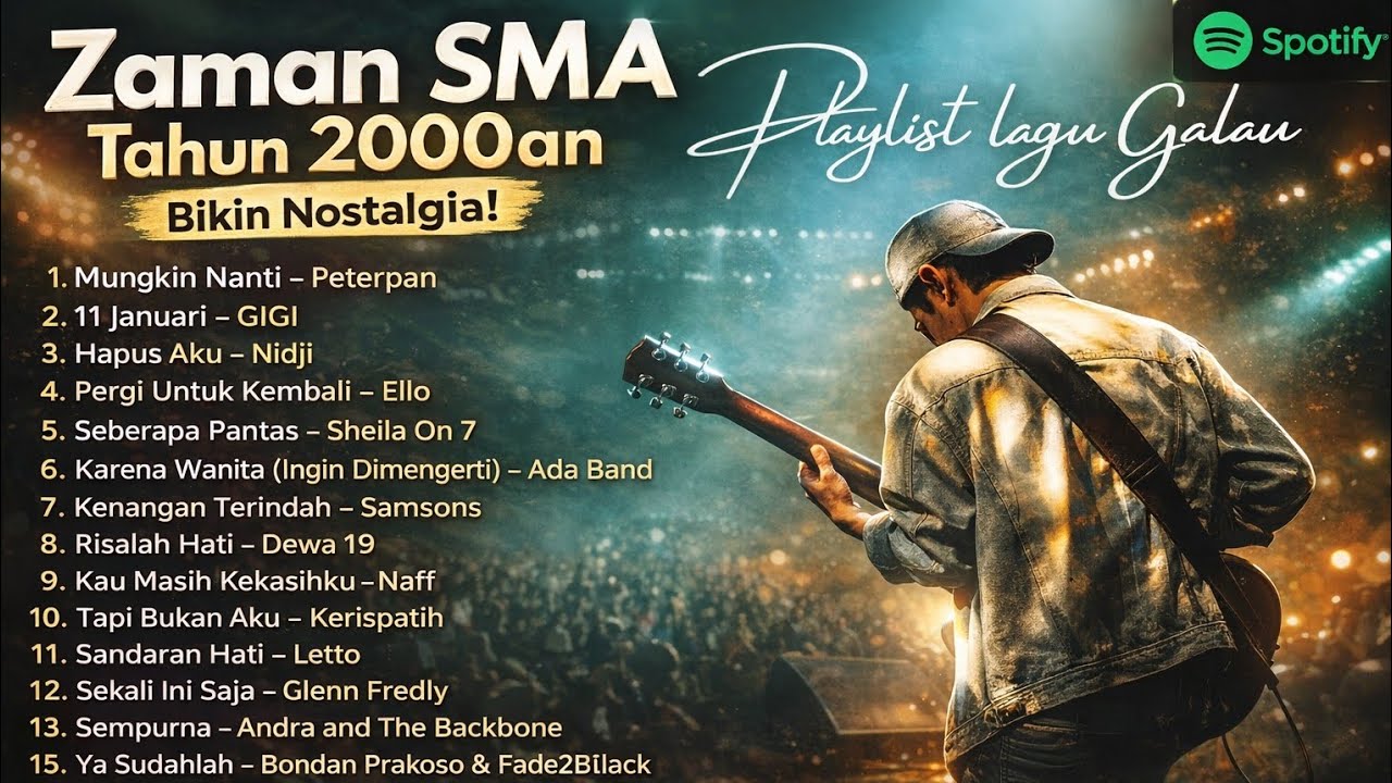 LAGU SAΝΤΑΙ ΕΝΑΚ DI DENGAR Playlist top musik 2000an | Lagu Pop Indonesia 2000an