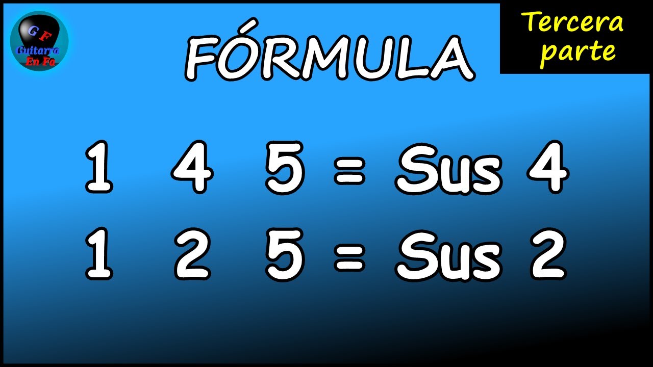 C&oacute;mo FORMAR ACORDES Sus2 y Sus4 - Con estas F&Oacute;RMULAS APRENDES a FORMAR ACORDES | Teor&iacute;a Musical