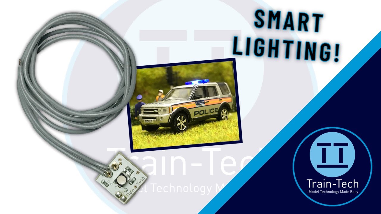 How to fit Train-Tech SL30 Emergency Smart Light Effect into a Police Car