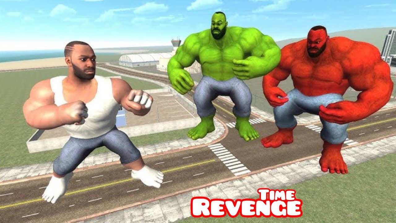 Franklin Become Hulk to Kill Red & Green Hulk in Indian Bike Driving 3D IN Malayalam