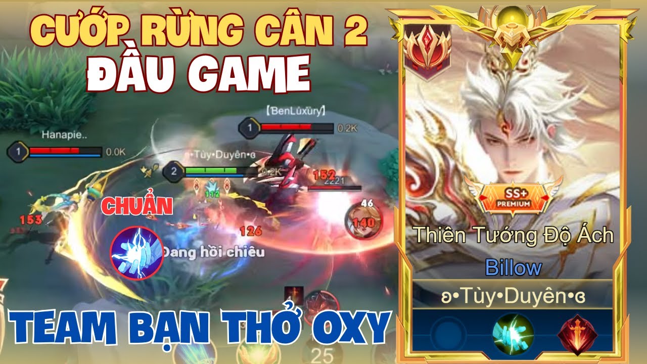 C.Ư.Ớ.P Rừng, Cân 2 Đầu Game - Team Bạn Thở Oxy Từ Đầu Trận - Liên Quân
