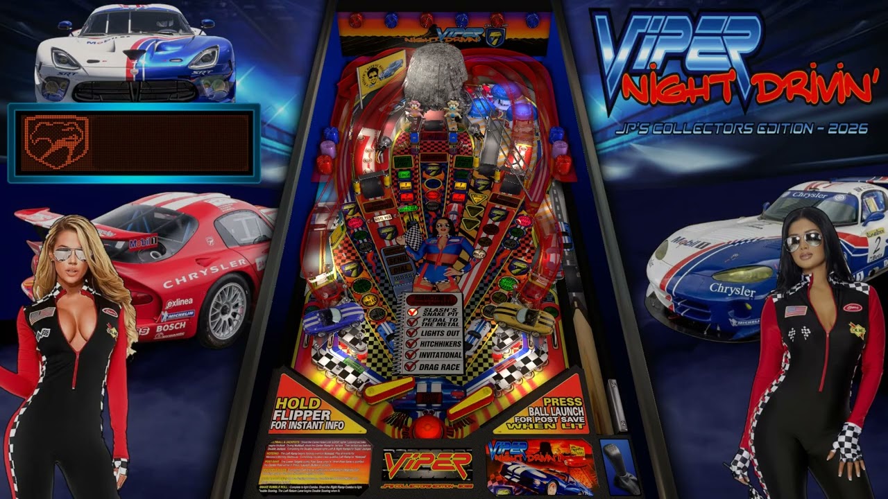 Viper Night Drivin (Sega) (JPSalas v1.0) Pinball VPX