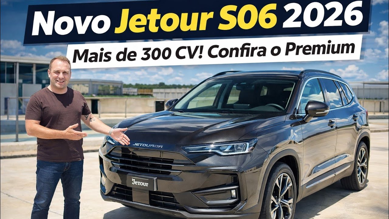 “Novo Jetour S06 2026 PREMIUM – MAIS DE 300 CV…”