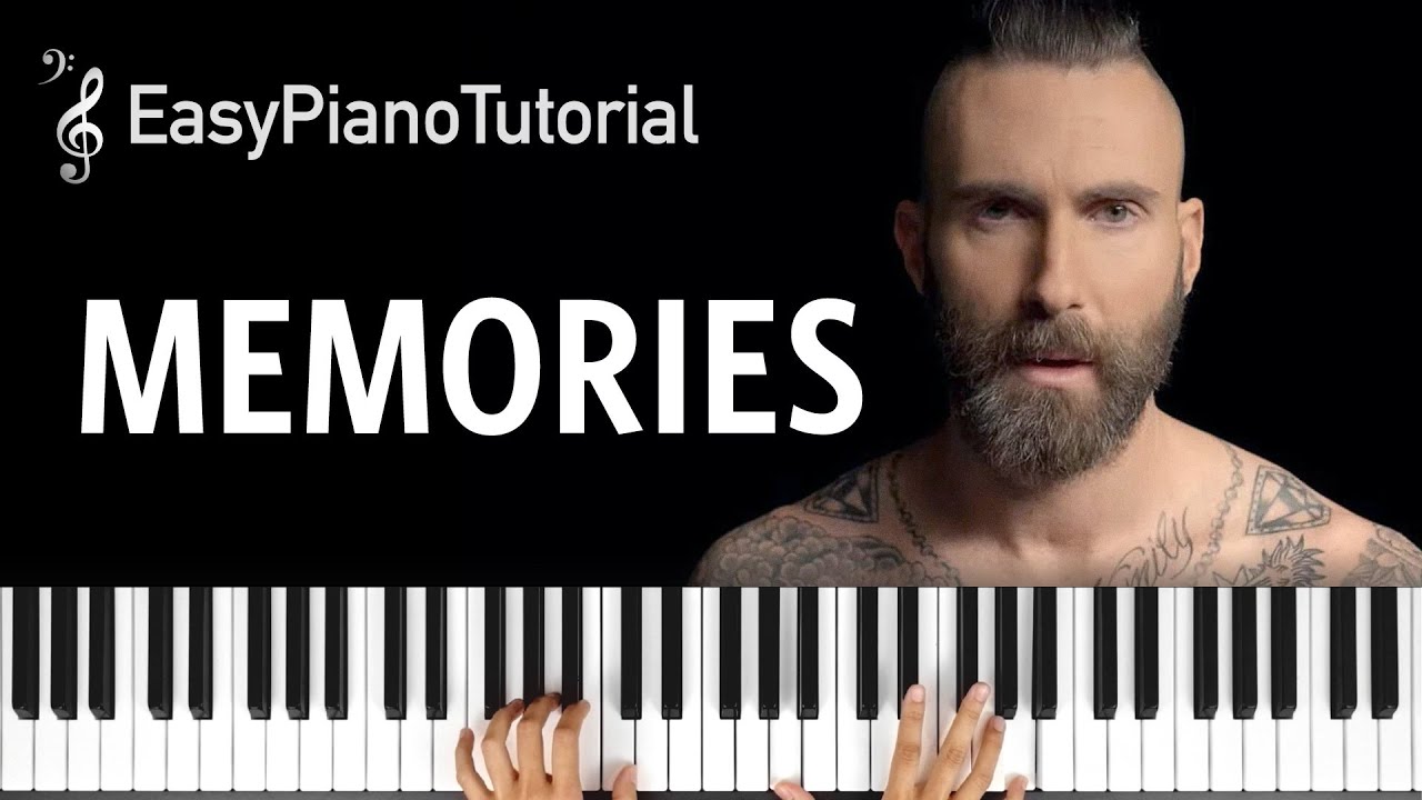 Memories (Maroon5) - Free Piano Tutorial + Sheet Music