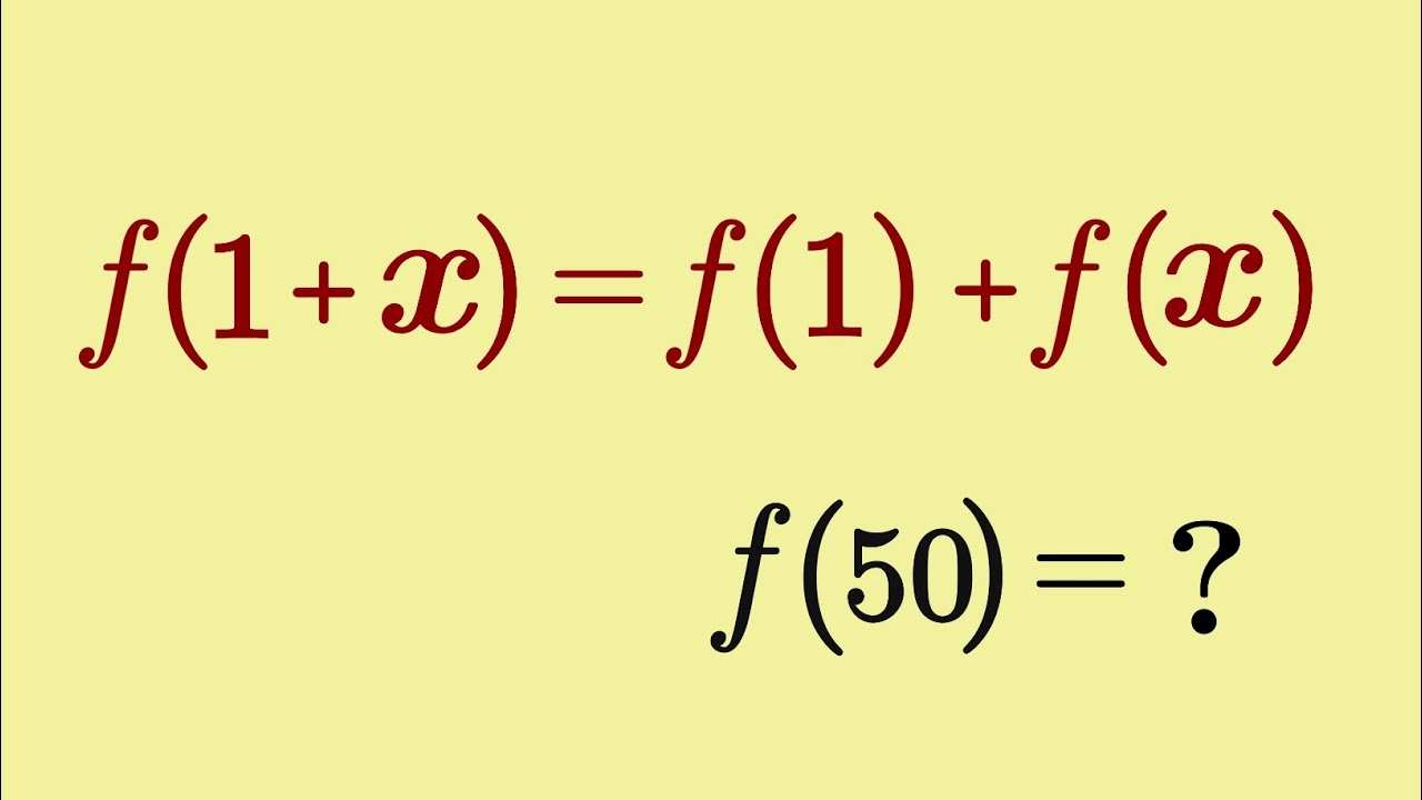 Only 2% Of The Brilliant Students Solved This Functional Equation 