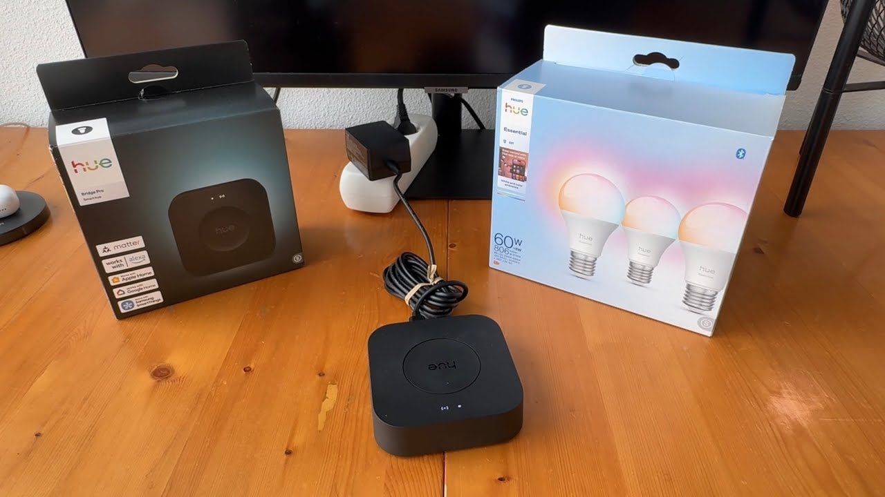 Philips Hue Bridge Pro & Essential lights: Unboxing, Set-up, MotionAware and Matter over Thread!