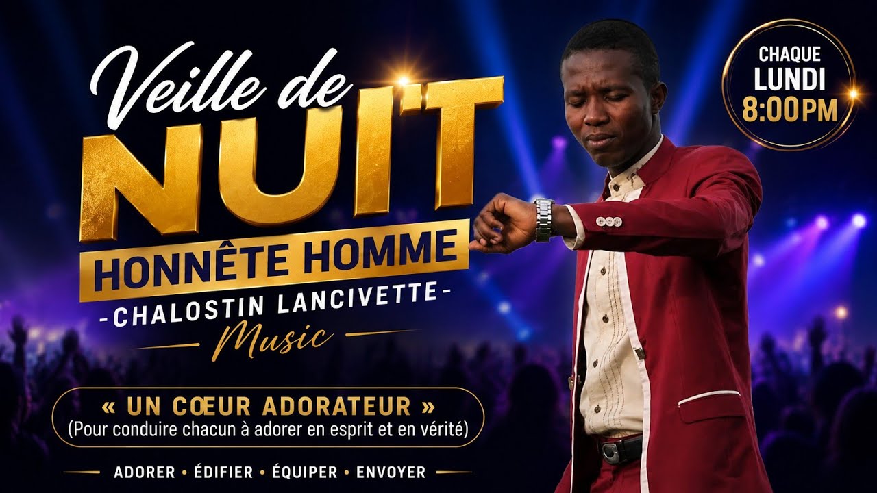 VEILLE DE NUIT HONNÊTE HOMME (@Psalmiste_Chalostin-HH )#TE AME #temoignagechretien