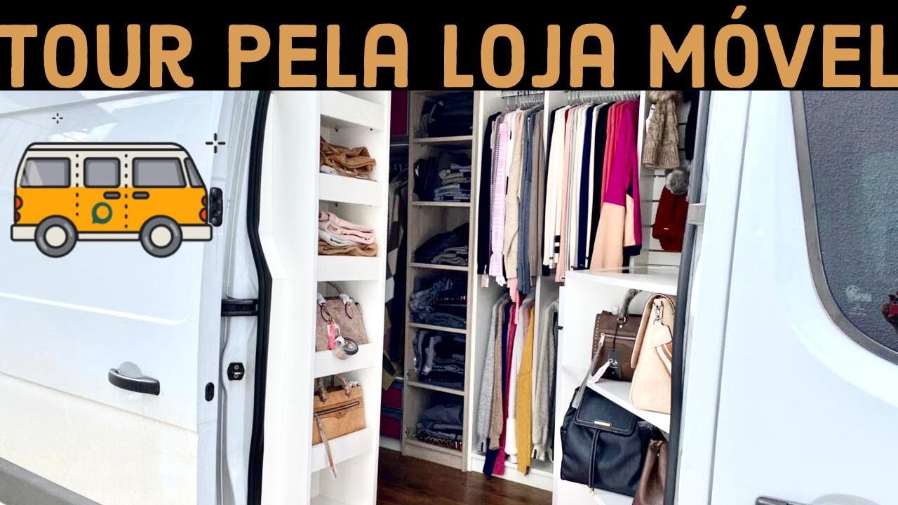TOUR PELA MINHA LOJA MÓVEL | Conheça uma loja dentro de um veiculo utilitário | TOUR em detalhes.