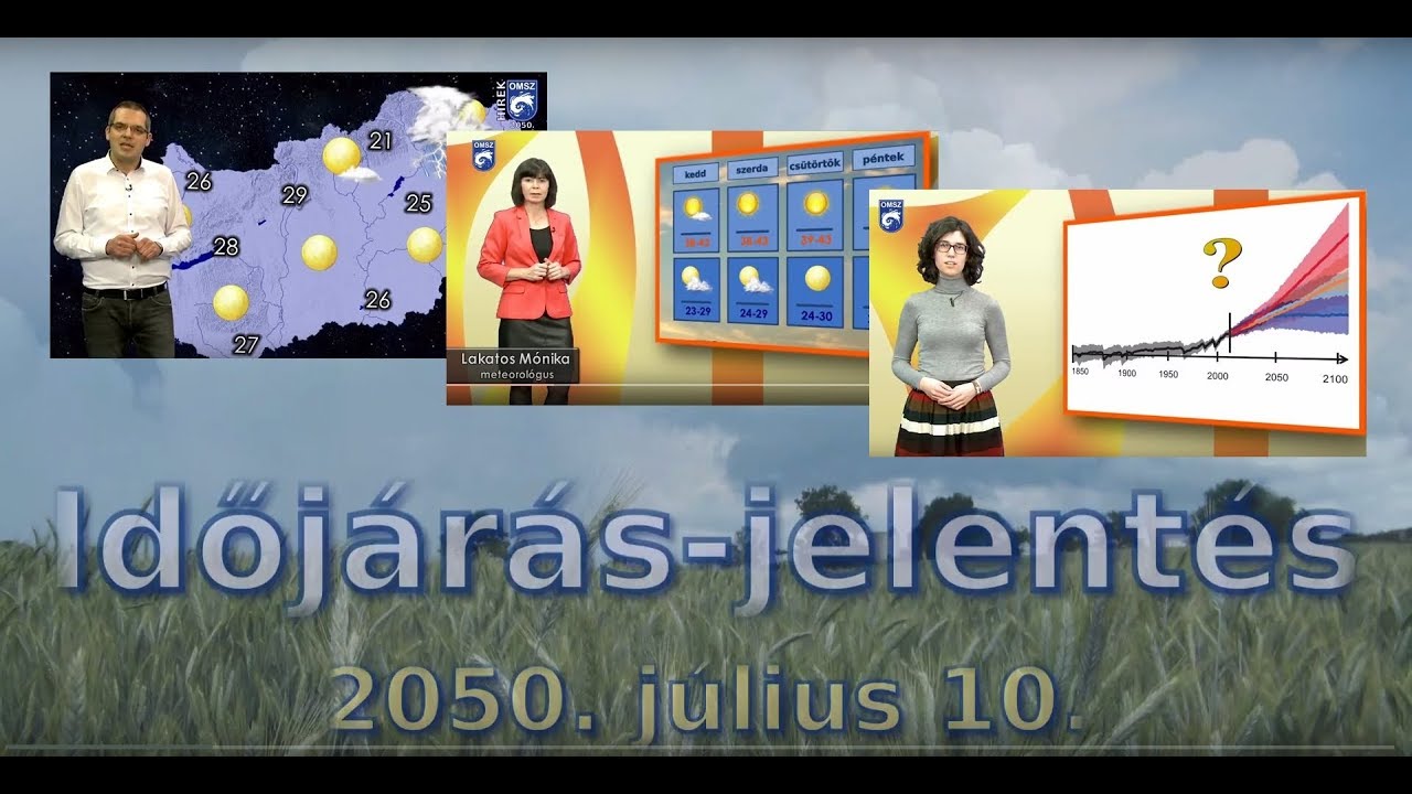 Időjárás-jelentés 2050-ből; OMSZ Meteorológiai Világnap 2018 (v2)