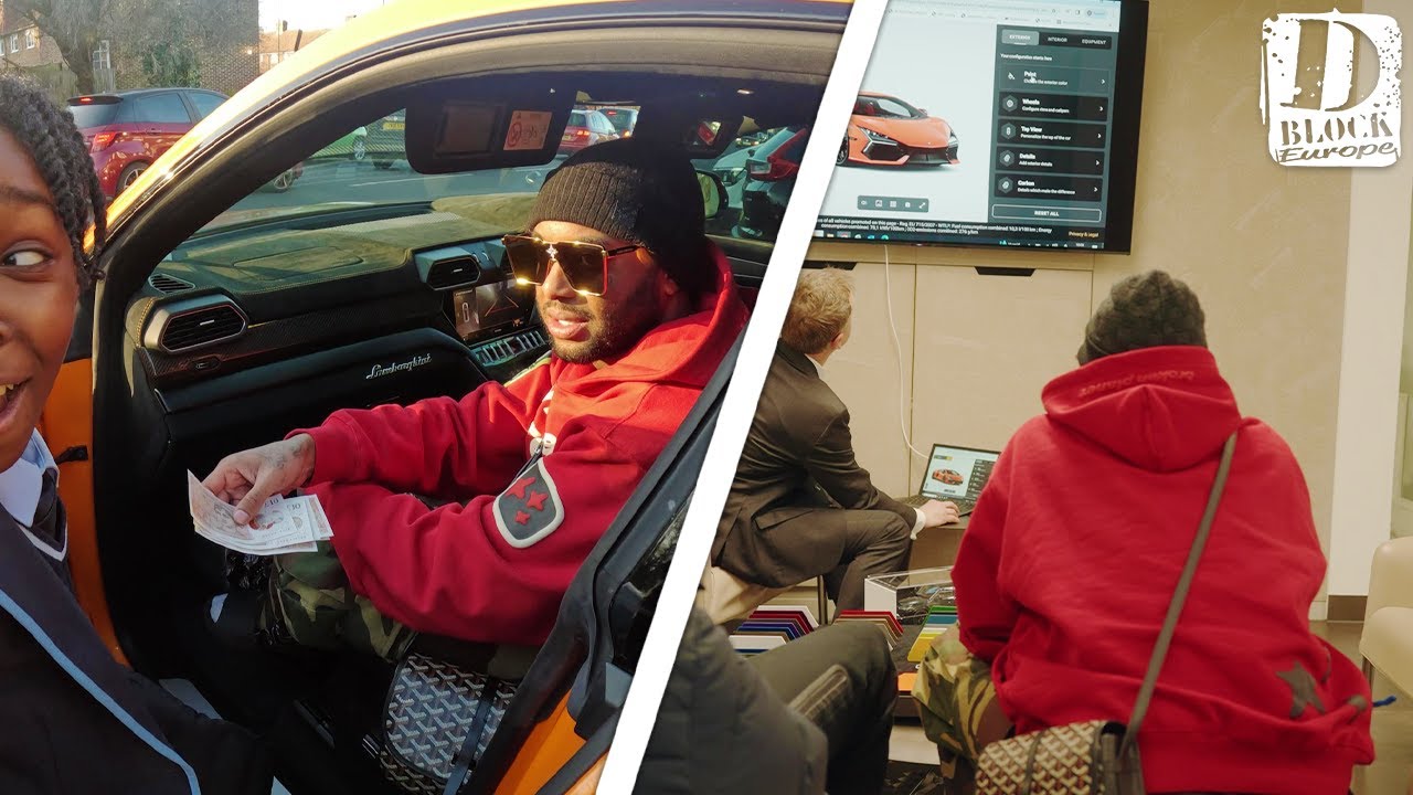 DIRTBIKE LB (D-Block Europe) Giving away £5,000 To My Old School and Building My Lamborghini!