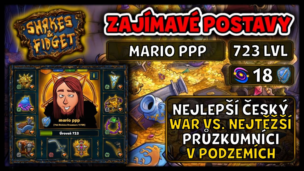 Shakes & Fidget - Nejlepší ČESKÝ VÁLEČNÍK Zdolává 7. a 8. Patro SLŮJE PŘÍŠER (KP/CZ/FHD)
