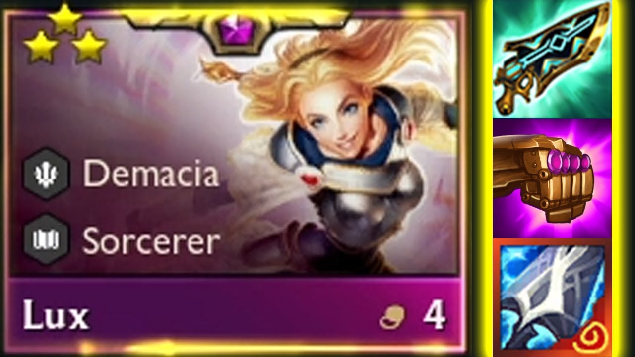TFT Set 9: New Lux ⭐⭐⭐ is SO DAMAGED ft. 6 Sorcerer