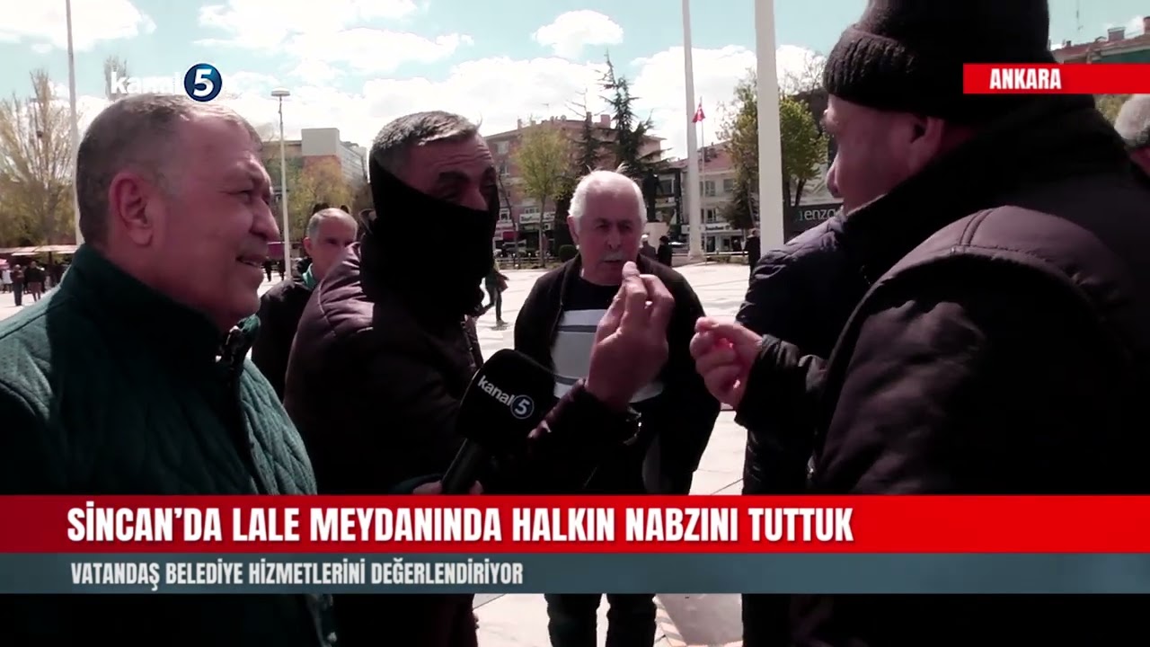 Sincan’da Lale Meydanında Halkın Nabzını Tuttuk | Vatandaş Belediye Hizmetlerini Değerlendiriyor